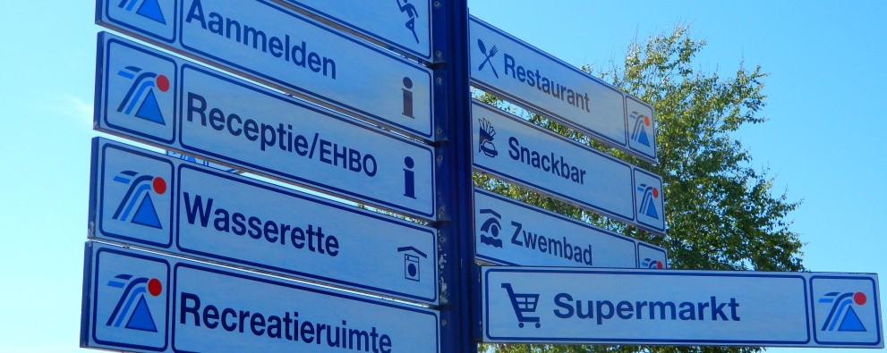Bewegwijzering Camping Tempelhof